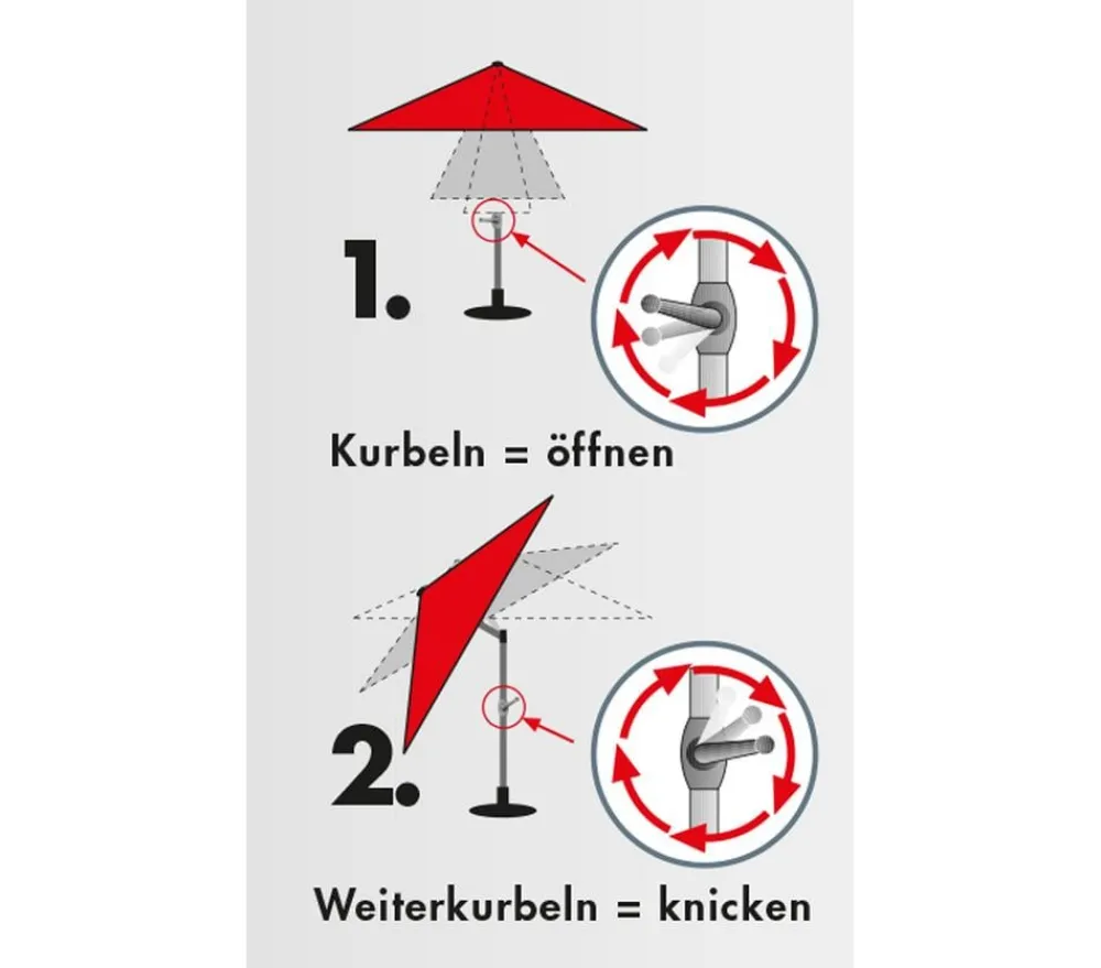 Doppler Sonnenschirme > Sonnenschirm Expert Auto Tilt, rund, ca. Ø320 cm