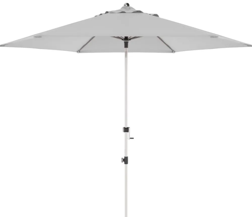 Doppler Sonnenschirm Expert Auto Tilt, rund, ca. Ø320 cm Hellgrau New