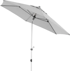 Doppler Sonnenschirm Expert Auto Tilt, rund, ca. Ø280 cm Hellgrau Clearance