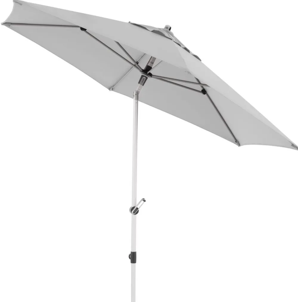Doppler Sonnenschirm Expert Auto Tilt, rund, ca. Ø280 cm Hellgrau Clearance