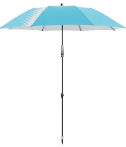Doppler Sonnenschirme - Sonnenschirm Expert Multi Push Up, ca. Ø156/H190 cm Hellblau
