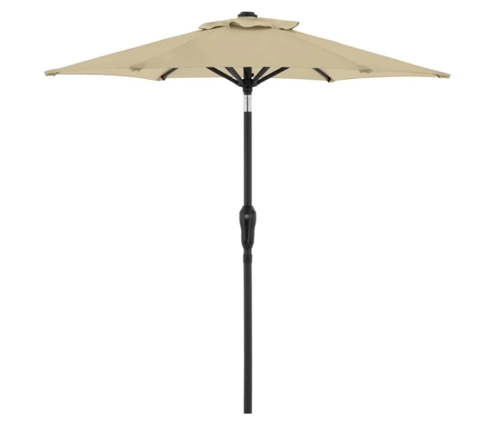 Doppler Sonnenschirm Life, rund, ca. Ø180 cm Beige Sale