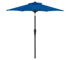 Doppler Sonnenschirm Life, rund, ca. Ø180 cm Blau Hot