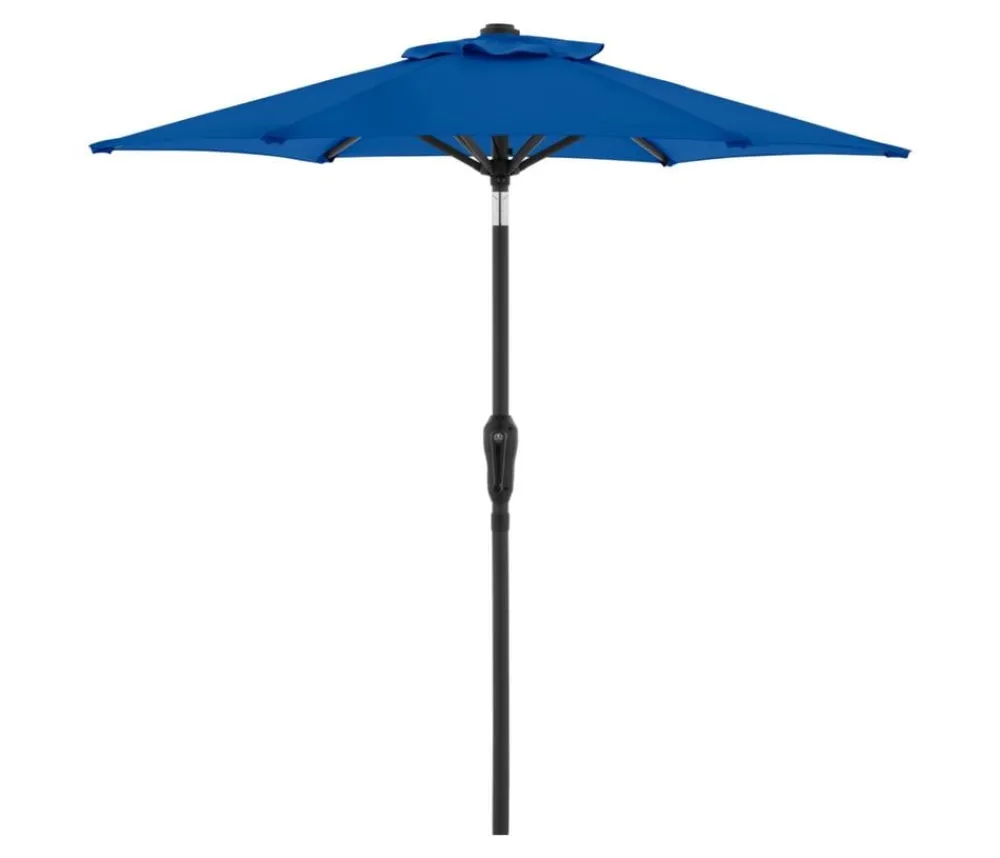 Doppler Sonnenschirm Life, rund, ca. Ø180 cm Blau Hot