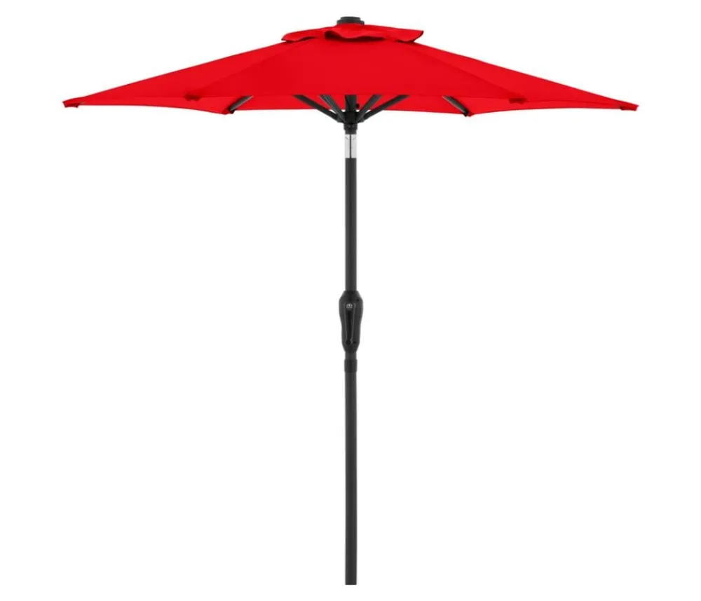 Doppler Sonnenschirme - Sonnenschirm Life, rund, ca. Ø180 cm Rot