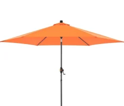 Doppler Sonnenschirm myZone Auto-Tilt, rund, ca. Ø305 cm Orange Online