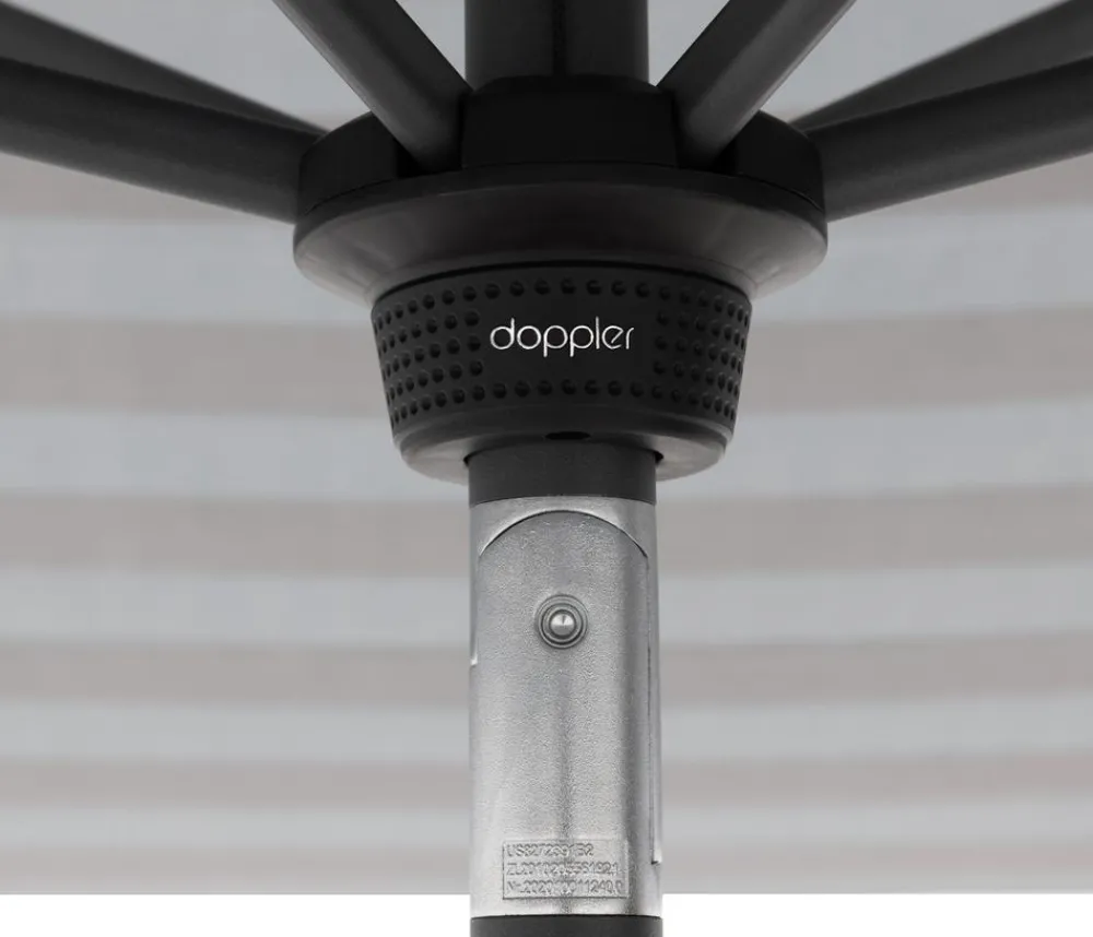 Doppler Sonnenschirme - Sonnenschirm myZone Auto-Tilt, rechteckig, ca. B300/T200 cm Anthrazit