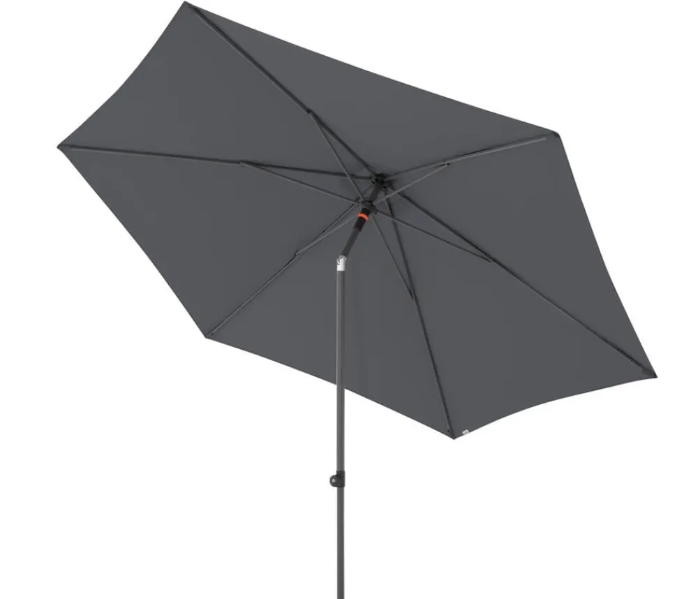 Doppler Sonnenschirme - Sonnenschirm myZone Push Up, rund, ca. Ø300 cm Anthrazit