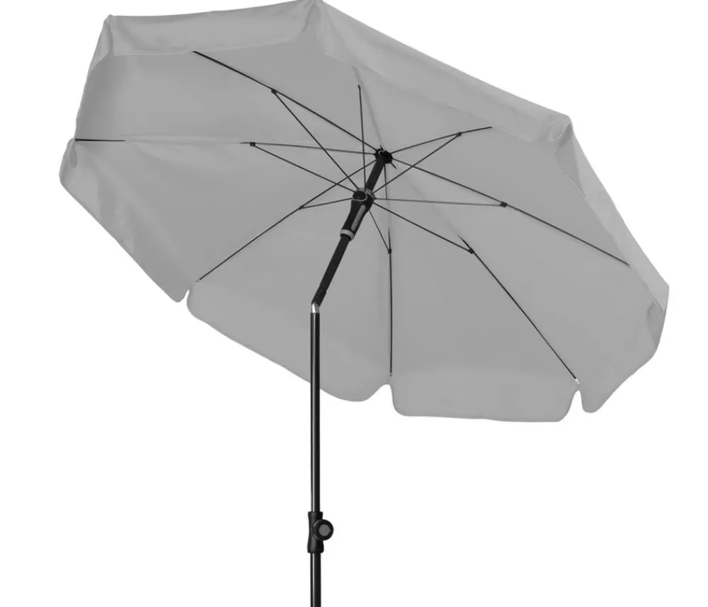 Doppler Sonnenschirm Sun Line Neo, ca. Ø149/H230 cm Hellgrau Outlet
