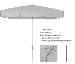 Doppler Sonnenschirme > Sonnenschirm Sunline Neo, rechteckig, ca. B185/T120 cm