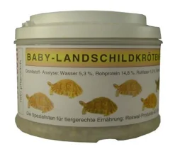 Roswal Reptilienfutter - Dorswal Baby-Landschildkrötenfutter, 120g
