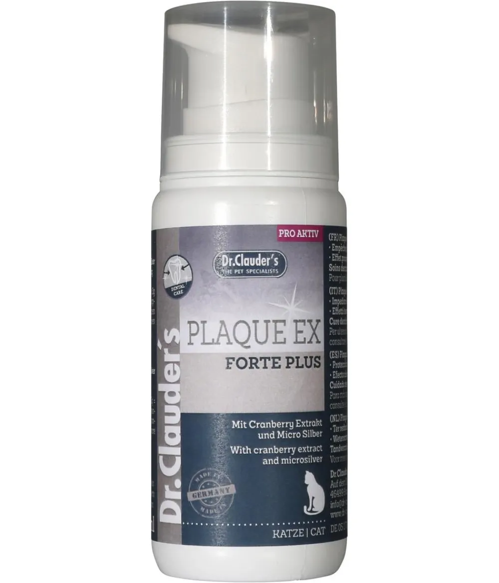 Dr. Clauder's® Zahnpflege|Nahrungsergänzung Katze - Dr. Clauder’s® Ergänzungsfutter für Katzen Plaque Ex Forte Plus Dental Care, 100 ml