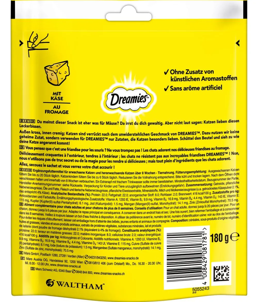 Dreamies™ Katzenleckerlies & Getränke - Katzensnack, Megapack,