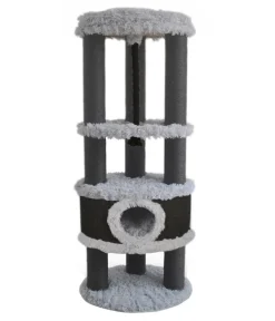 duvoplus Kratzbäume & Kratzmöbel - Kratzbaum Fabian ca. B60/H150/T40 cm Grau