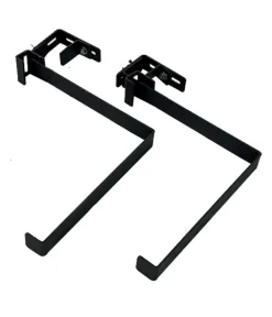 eastwest Pflanzkübel & Blumenkästen|Blumentöpfe & Übertöpfe - Fiberglas-Balkonkasten Linea inkl. Halterung Anthrazit