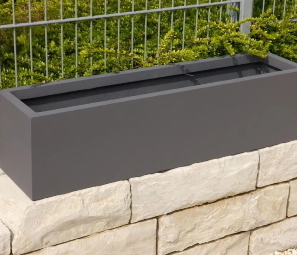 eastwest Pflanzkübel & Blumenkästen|Blumentöpfe & Übertöpfe > Fiberglas-Blumenkasten Supremo, rechteckig