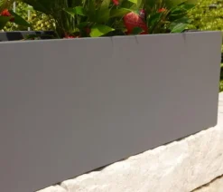 eastwest Pflanzkübel & Blumenkästen|Blumentöpfe & Übertöpfe - Fiberglas-Blumenkasten Supremo, rechteckig Anthrazit