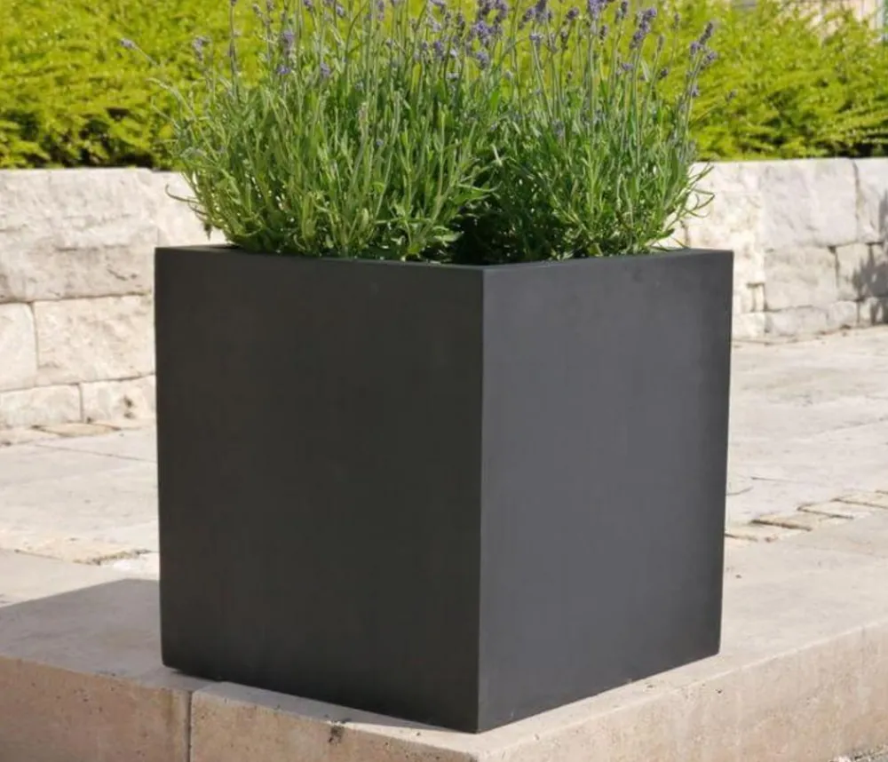 eastwest Pflanzkübel & Blumenkästen|Blumentöpfe & Übertöpfe > Fiberglas-Pflanzkübel, quadratisch
