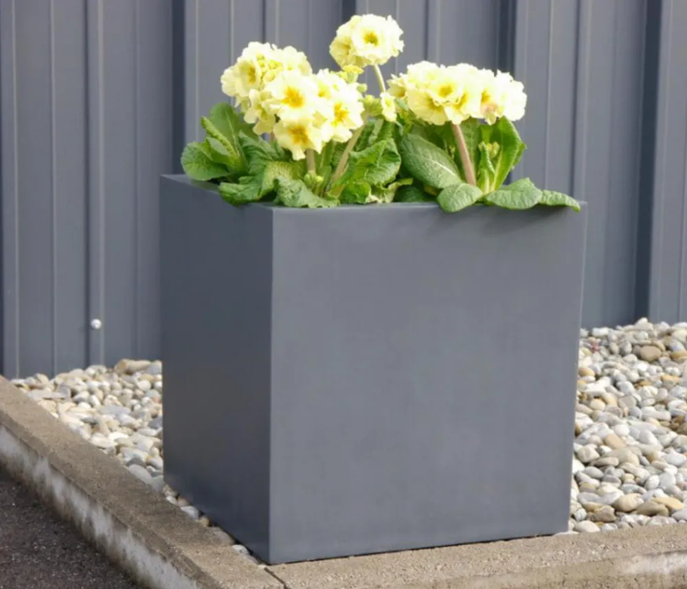eastwest Pflanzkübel & Blumenkästen|Blumentöpfe & Übertöpfe > Fiberglas-Pflanzkübel, quadratisch