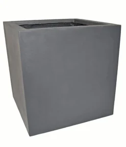 eastwest Fiberglas-Pflanzkübel, quadratisch Anthrazit Outlet