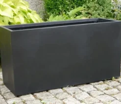 eastwest Pflanzkübel & Blumenkästen|Blumentöpfe & Übertöpfe > Fiberglas-Pflanztrog, rechteckig,