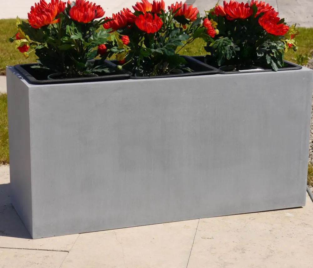 eastwest Pflanzkübel & Blumenkästen|Blumentöpfe & Übertöpfe > Fiberglas-Pflanztrog Supremo, rechteckig