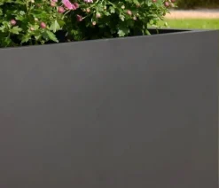 eastwest Pflanzkübel & Blumenkästen|Blumentöpfe & Übertöpfe - Fiberglas-Pflanztrog Supremo, rechteckig Schwarz