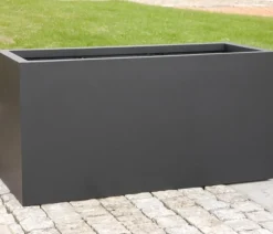 eastwest Fiberglas-Pflanztrog Supremo, rechteckig, , ca. B120/H55/T50 cm Schwarz Hot