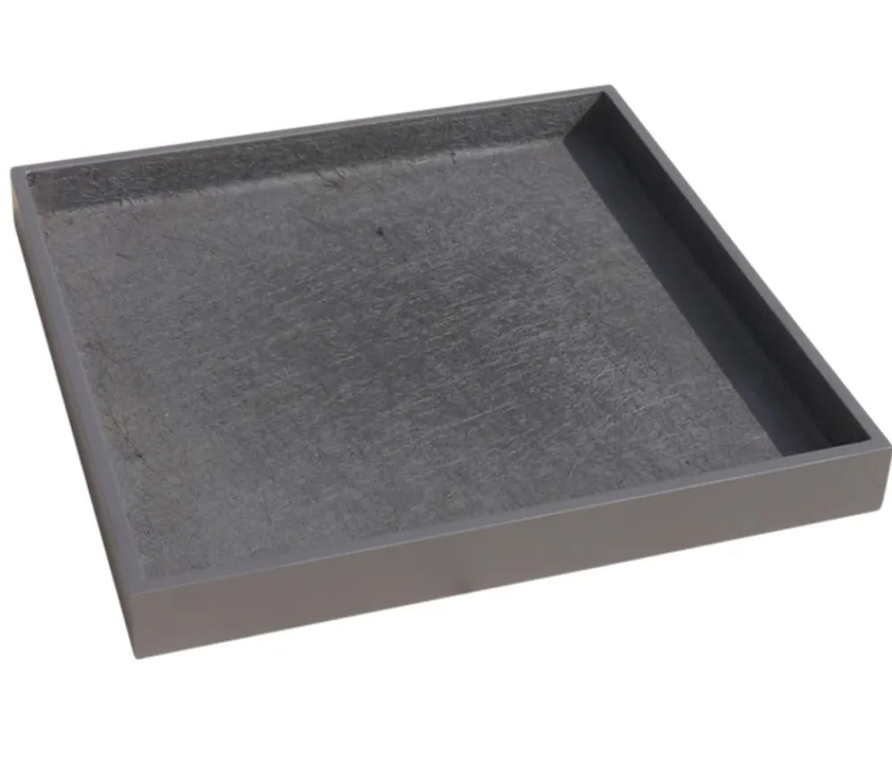 eastwest Fiberglas-Untersetzer Bassin, quadratisch Anthrazit Outlet