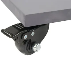 eastwest Rolluntersetzer - Mehrzweck-Rollbrett, Fiberglas, ca. B40/H7/T40 cm Anthrazit