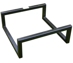 eastwest Metall-Untergestell für Pflanzkübel, quadratisch, , ca. B50/H15/T50 cm Schwarz Hot