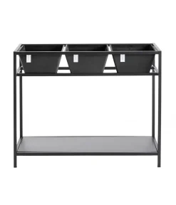 Ecopots Kunststoff-Hochbeet Berlin, ca. B101/H80/T36 cm Dunkelgrau Sale