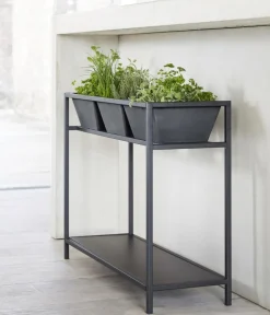 Ecopots Kunststoff-Hochbeet Berlin, ca. B101/H80/T36 cm Dunkelgrau Sale