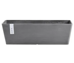 Ecopots Pflanzkübel & Blumenkästen > Kunststoff-Kasten Bruges mit Wassersystem, rechteckig