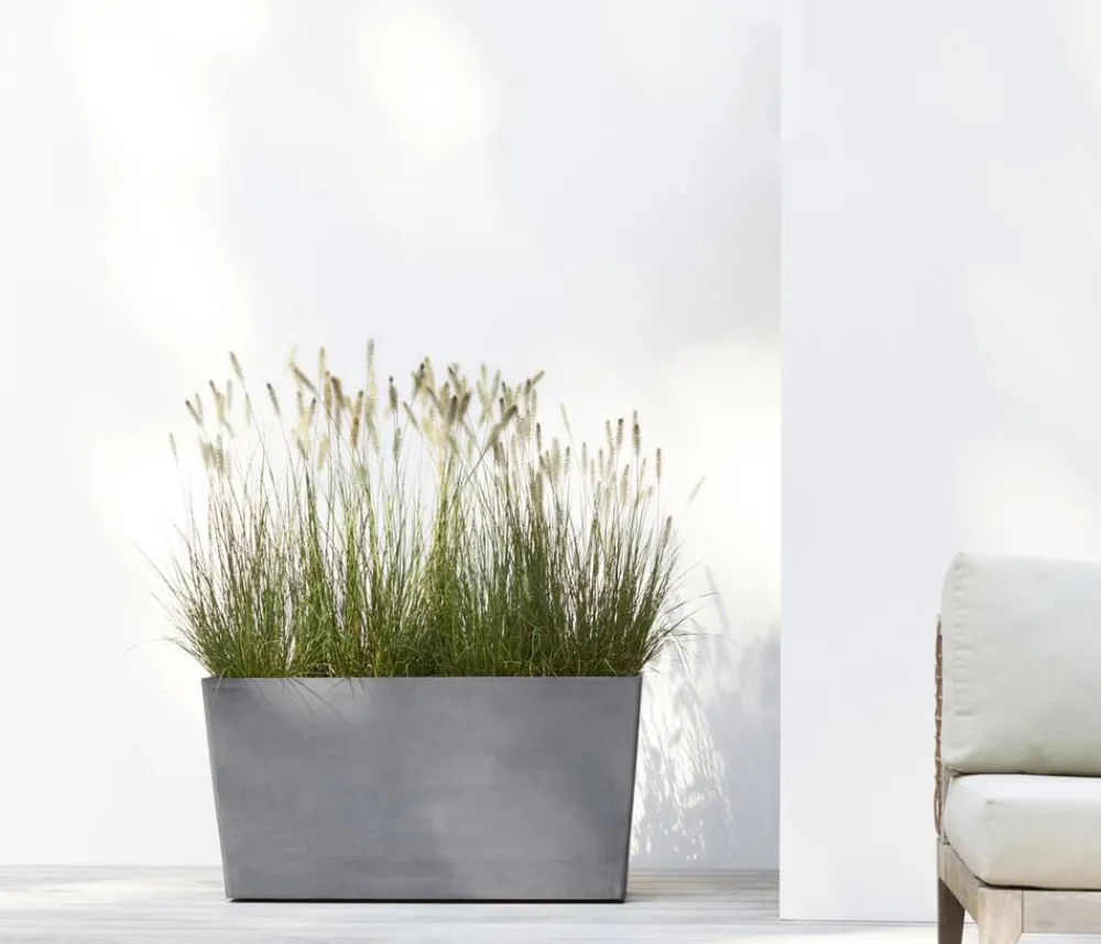 Ecopots Pflanzkübel & Blumenkästen > Kunststoff-Kasten Paris mit Rollen, rechteckig