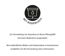 Ecopots Kunststoff-Kasten Paris, rechteckig Dunkelgrau Clearance