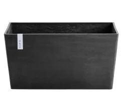 Ecopots Kunststoff-Kasten Paris, rechteckig Dunkelgrau Clearance