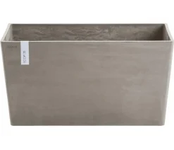Ecopots Pflanzkübel & Blumenkästen - Kunststoff-Kasten Paris, rechteckig Taupe