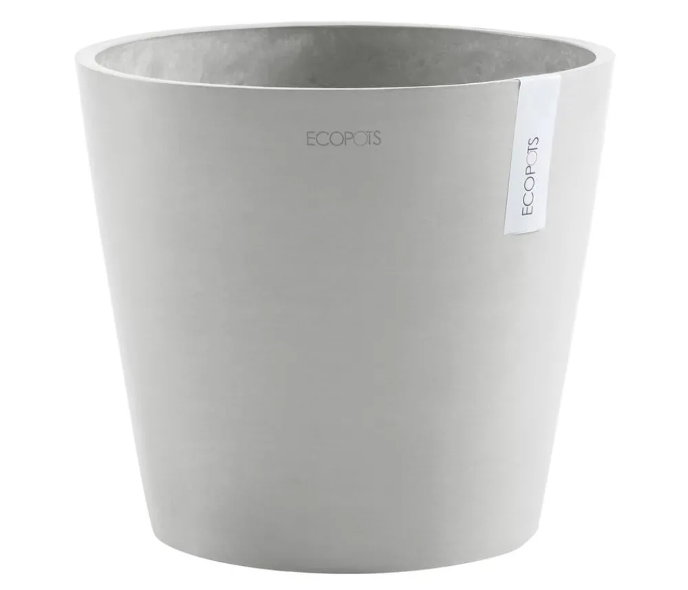 Ecopots Blumentöpfe & Übertöpfe > Kunststoff-Topf Amsterdam mit Wassersystem, rund