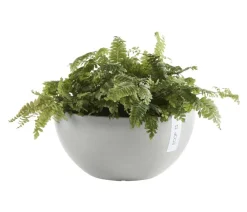 Ecopots Kunststoff-Topf Brussels, rund Hellgrau Outlet