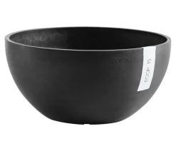Ecopots Kunststoff-Topf Brussels, rund Dunkelgrau Online