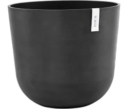 Ecopots Kunststoff-Topf Oslo, rund Dunkelgrau Sale