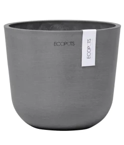 Ecopots Kunststoff-Topf Oslo Mini, rund Grau Online