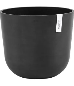 Ecopots Blumentöpfe & Übertöpfe > Kunststoff-Topf Oslo mit Wassersystem, rund