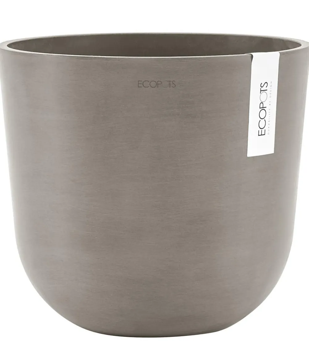 Ecopots Blumentöpfe & Übertöpfe > Kunststoff-Topf Oslo mit Wassersystem, rund