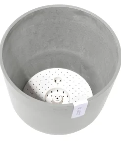 Ecopots Blumentöpfe & Übertöpfe > Kunststoff-Topf Oslo mit Wassersystem, rund