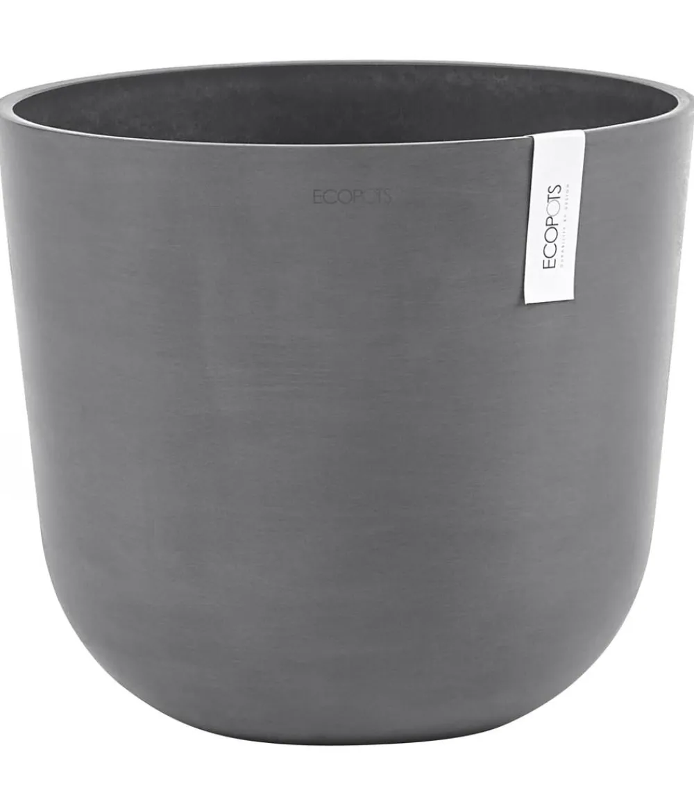 Ecopots Blumentöpfe & Übertöpfe > Kunststoff-Topf Oslo mit Wassersystem, rund