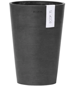 Ecopots Kunststoff-Topf Pisa Dunkelgrau