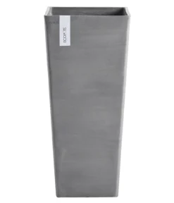 Ecopots Vasen|Blumentöpfe & Übertöpfe > Kunststoff-Topf Rotterdam Hoch, quadratisch