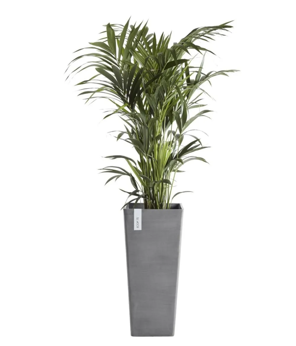 Ecopots Vasen|Blumentöpfe & Übertöpfe > Kunststoff-Topf Rotterdam Hoch, quadratisch